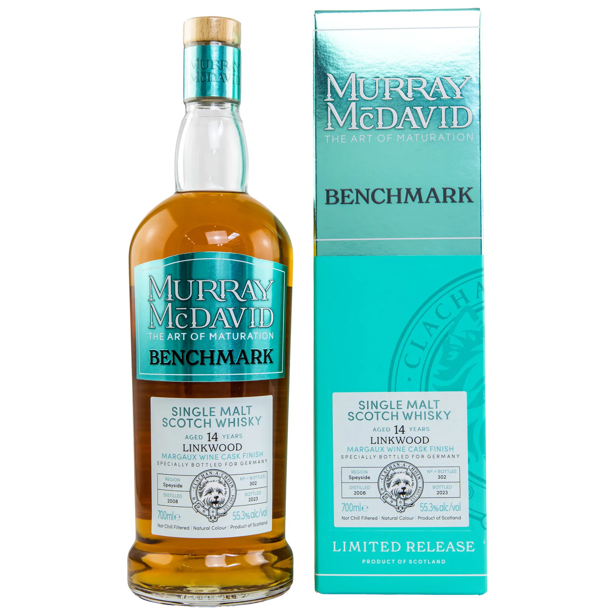 Linkwood Benchmark 14 Year Old, Chateau Margaux Cask, Cask #190724, 2008, Murray McDavid, 55.3%
