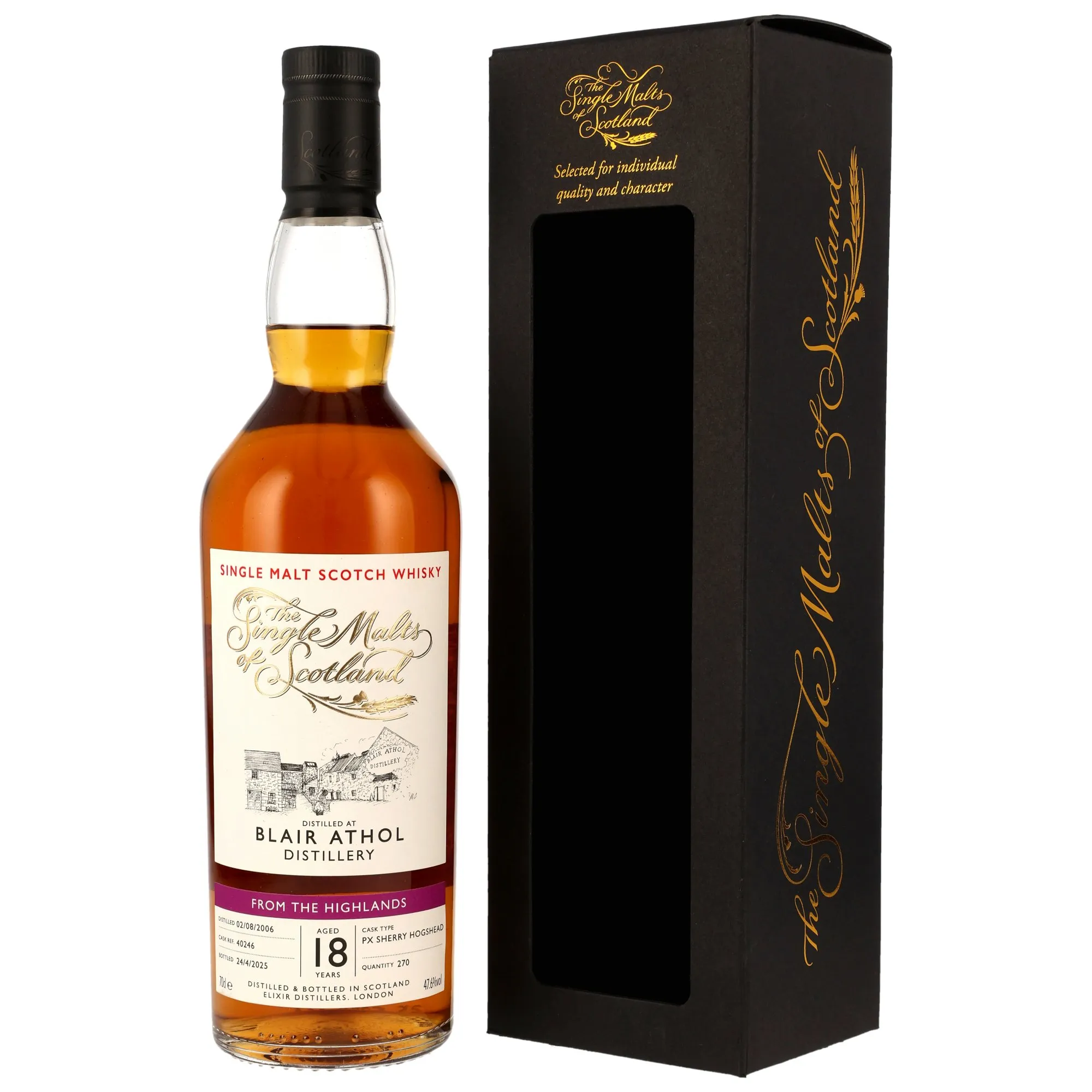 Blair Athol 2006/2025 - 18 Year Old - PX Sherry Hogshead #40246 (SMoS)