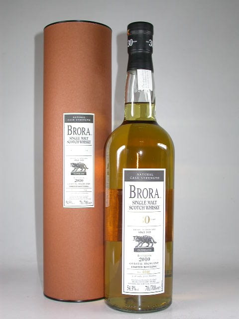 Brora 30 Jahre Bottled 2010 Natural Cask Strength 54,3%vol. 0,7l