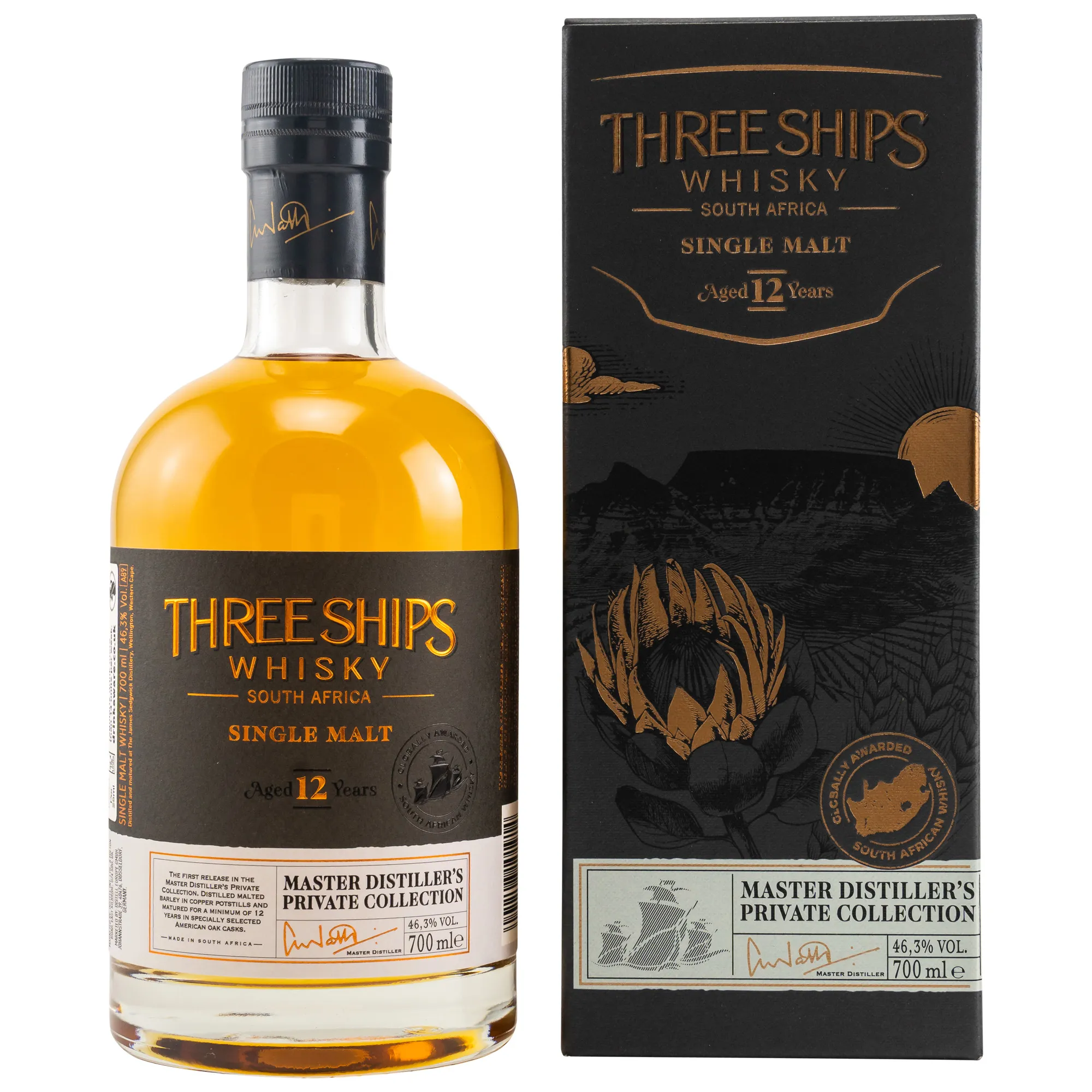 Three Ships Master Distiller's Private Collection 12 Year Old, American Oak Cask, 2019, 46.3%