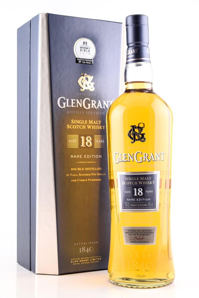 Glen Grant 18 year old Rare Edition 43%vol. 1,0l Glen Grant 18 year old Rare Edition 43%vol. 1,0l