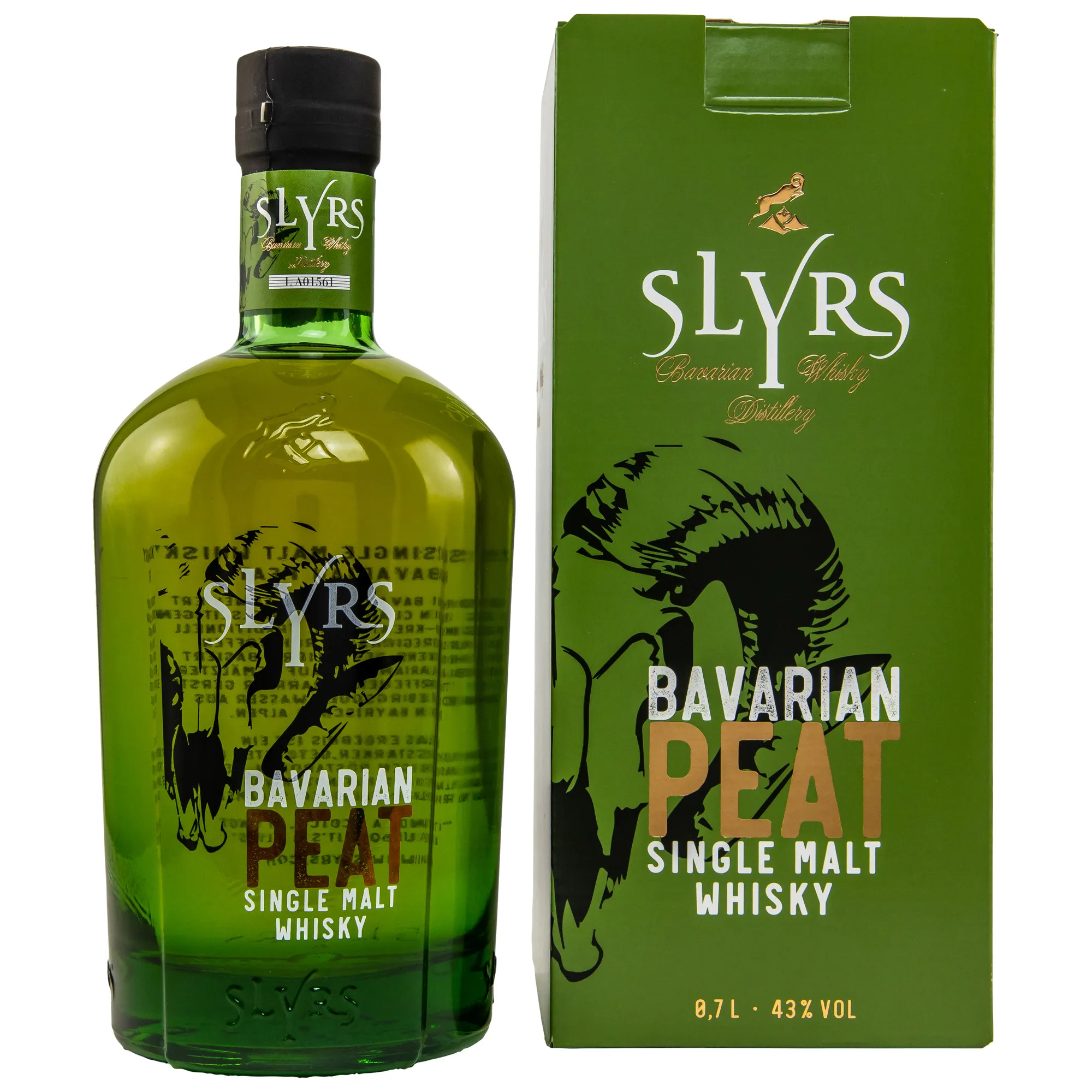 Slyrs Single Malt Bavarian Peat, Bourbon Cask, 43%