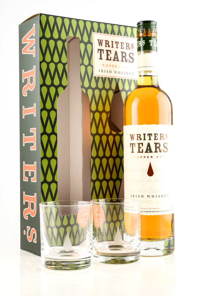 Writers Tears - Irish Pot Still Blend 40% vol. 0.7l - with 2 glasses Writers Tears - Irish Pot Still Blend 40% vol. 0.7l - with 2 glasses
