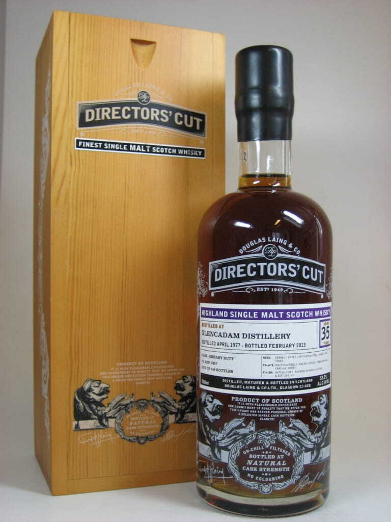 Glencadam 35 Jahre 1977/2013 Sherry Butt Douglas Laing Director's Cut 53,2%vol. 0,7l