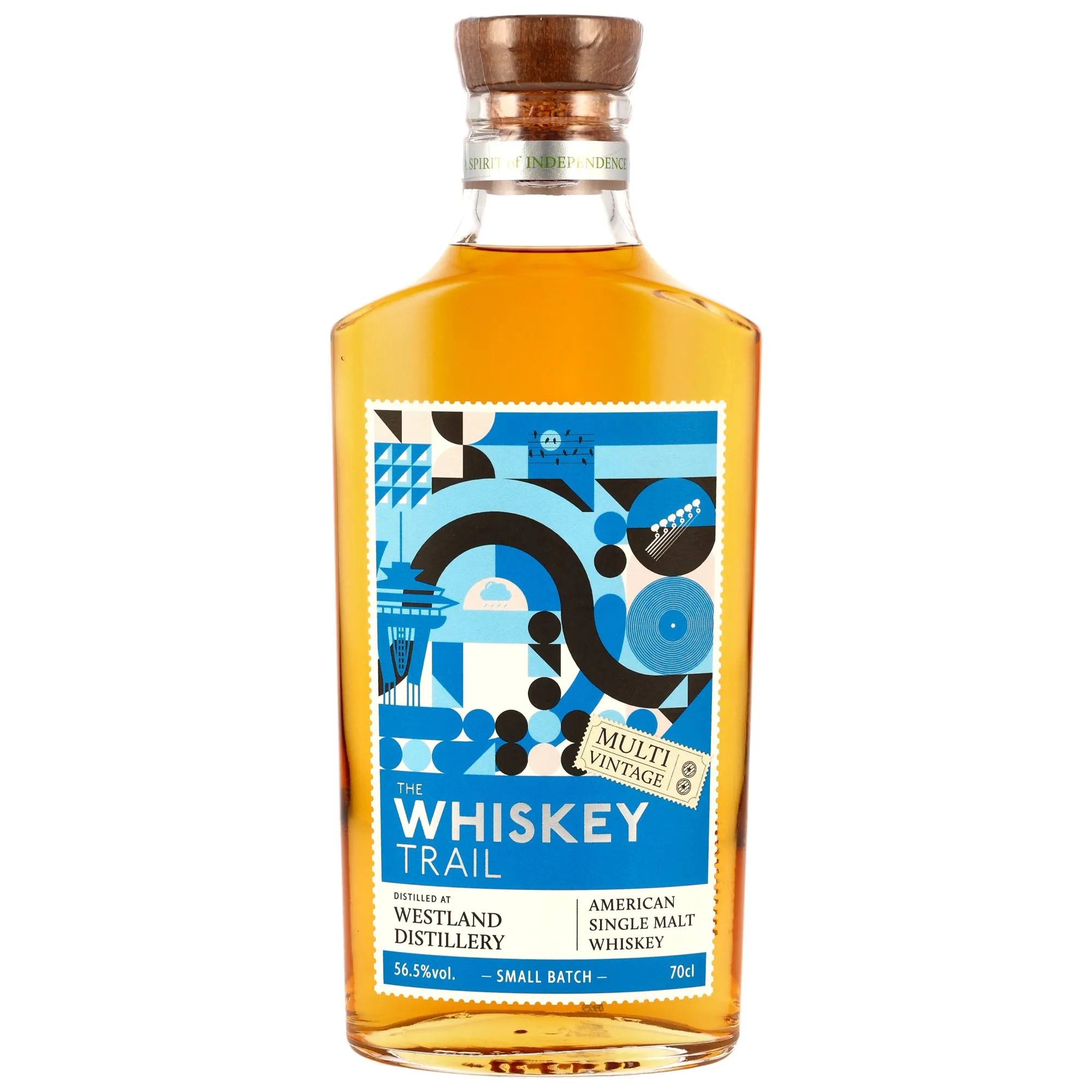 Westland 9 Year Old - 5 Malt Peated Multi Vintage - Whisky Trail, Bourbon & American Whiskey Cask, Cask ##1396, #1404, #3926 & #3929, 2016, Elixir Distillers, 56.5%