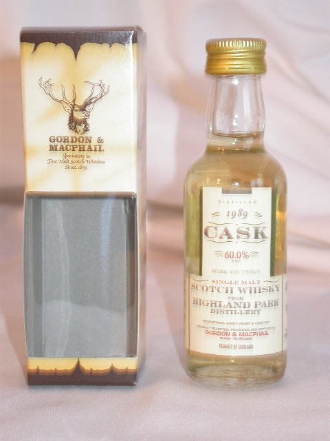 Highland Park 1989 Cask strength Gordon & MacPhail 60%vol. 0,05l