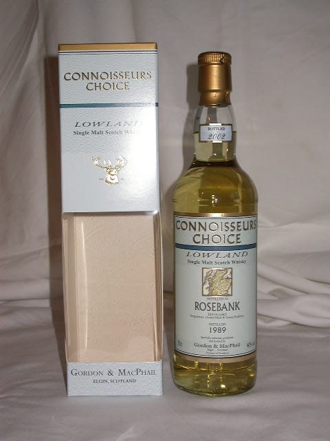 Rosebank 89/02 Gordon & MacPhail Connoisseurs Ch. 40%vol. 0,7l