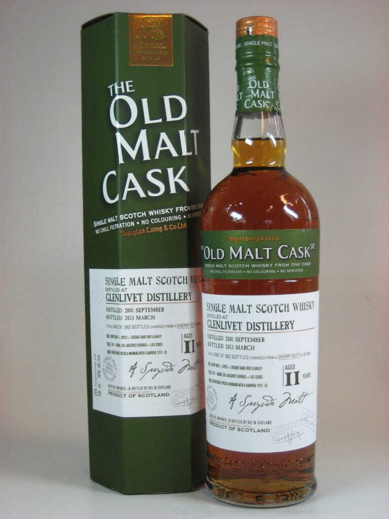 Glenlivet 11 Jahre 2001/2013 Douglas Laing "Old Malt Cask" 50%vol. 0,7l