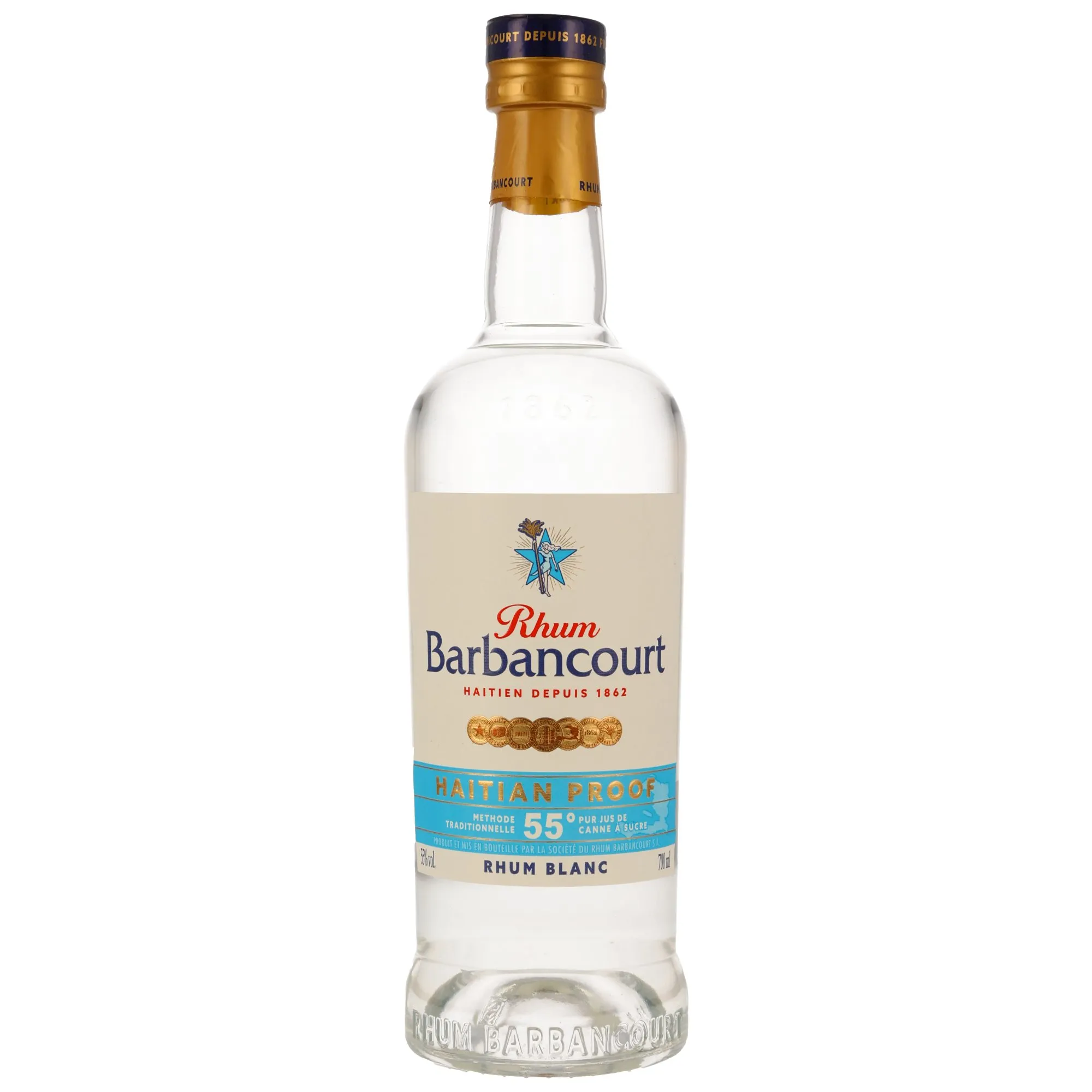 Barbancourt Rhum Blanc Haitian Proof 55°