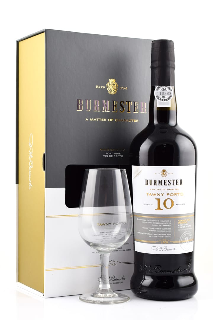 Burmester Tawny 10 Jahre mit Glas Burmester Tawny 10 Jahre mit Glas