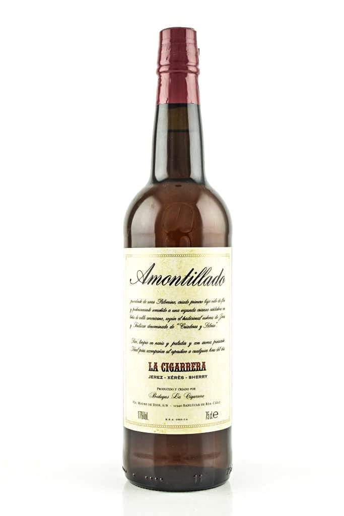 La Cigarrera Amontillado Sherry 17%vol. 0,75l La Cigarrera Amontillado Sherry 17%vol. 0,75l