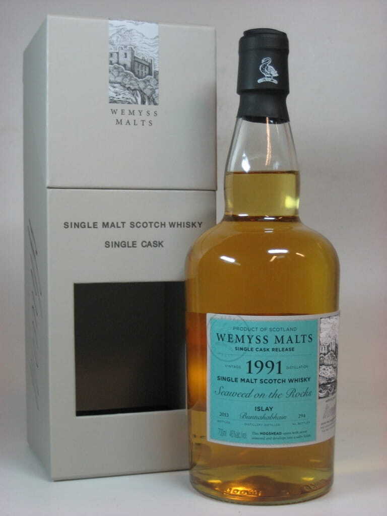 "Seaweed on the Rocks" 1991/2013 Single Cask Bunnahabhain Wemyss Malts 46%vol. 0,7l