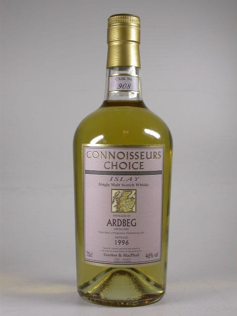 Ardbeg 1996/2005 #908 Gordon & MacPhail Connoisseurs Ch. 46%vol. 0,7l