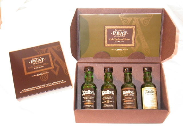 Ardbeg "The Story of Peat and Islay Malt" 4x 0,05l