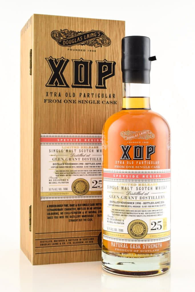 Glen Grant 25 Jahre 1990/2016 Refill Hogshead Douglas Laing XOP 56,1%vol. 0,7l