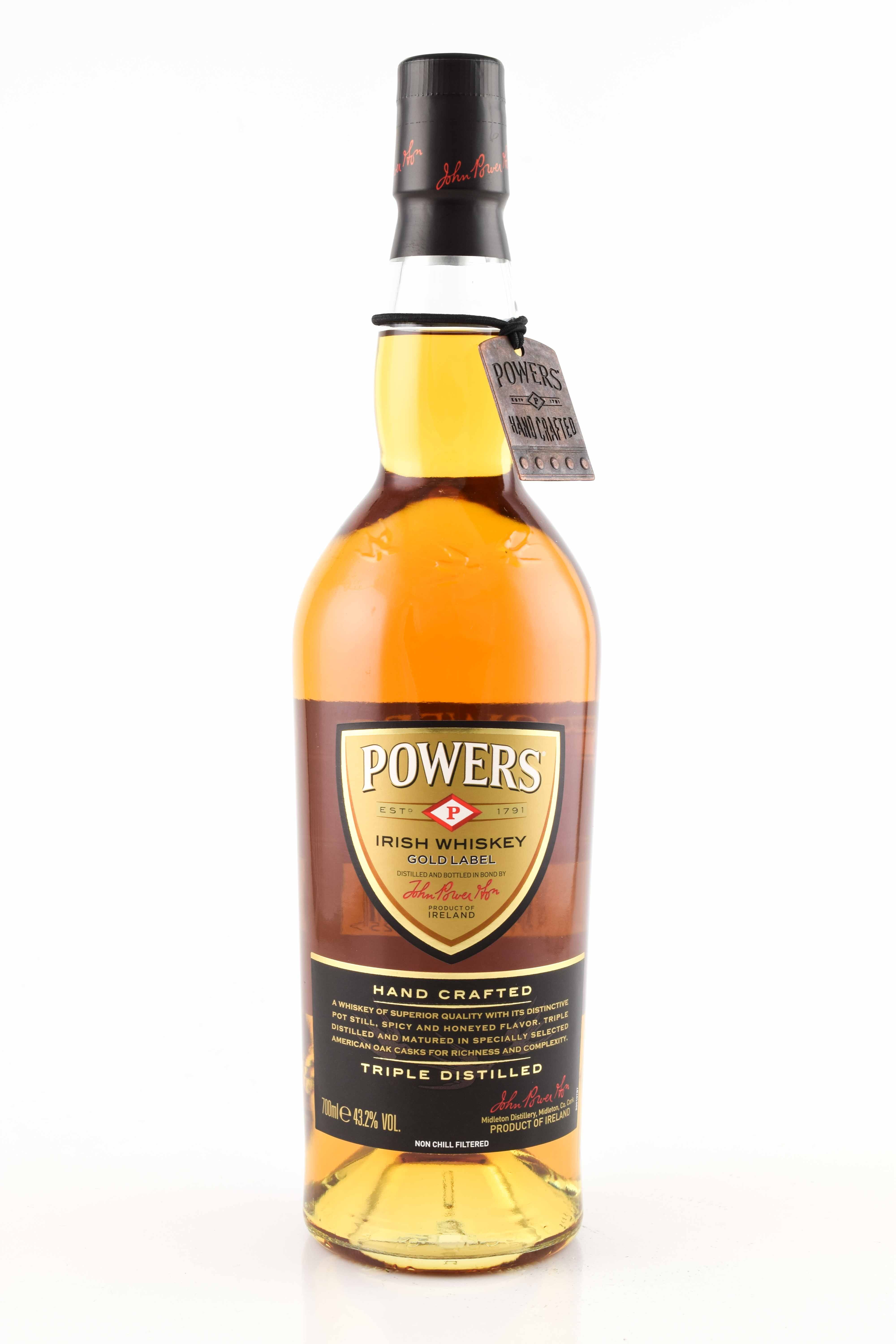 Powers Gold Label 43.2% vol. 0,7l - old design Powers Gold Label 43.2% vol. 0,7l - old design