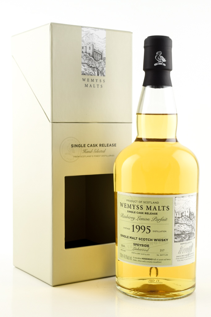 "Rasberry Lemon Parfait" 1995/2018 Single Hogshead Linkwood Wemyss Malts 46% vol. 0,7l