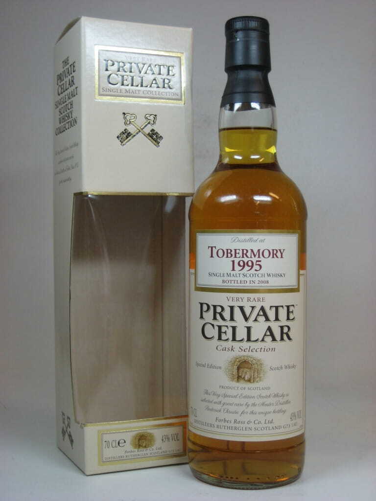 Tobermory 1995/2008 Private Cellar Forbes Ross & Co. 43% vol. 0,7l