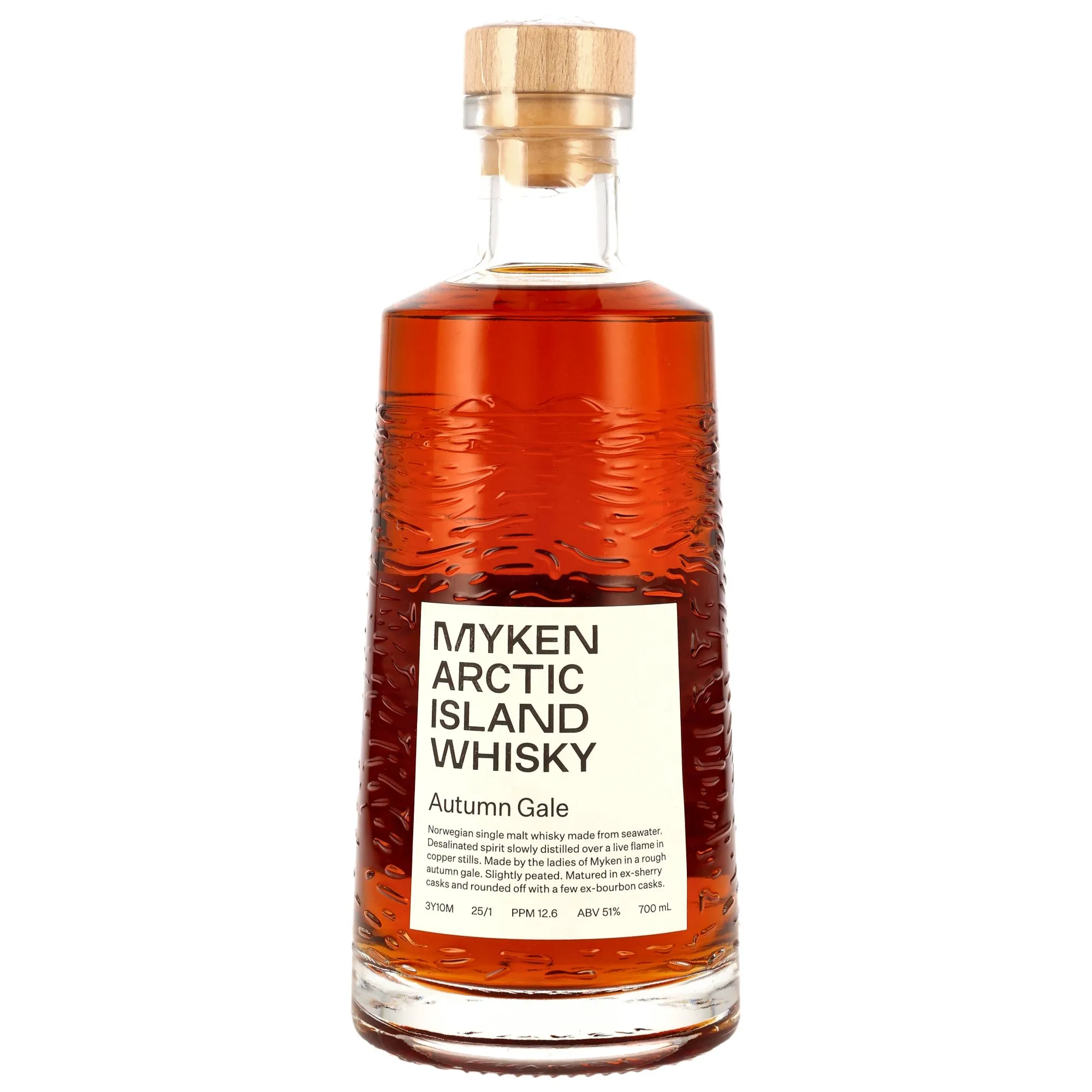 Myken Arctic Single Malt Whisky Autumn Gale - 3 Year Old - Ex-Sherry & ex-Bourbon Casks