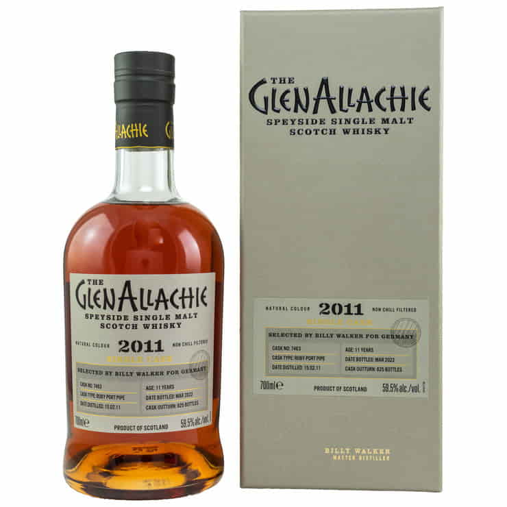 GlenAllachie 11 year old 2011/2022 Ruby Port Pipe #7463 59,5%vol. 0,7l GlenAllachie 11 year old 2011/2022 Ruby Port Pipe #7463 59,5%vol. 0,7l