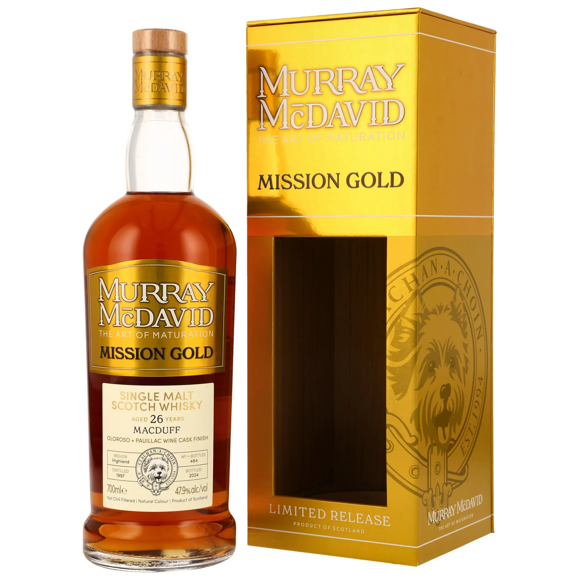 Macduff 1997/2024 - 26 Year Old - Oloroso & Pauillac Wine Casks - Murray McDavid