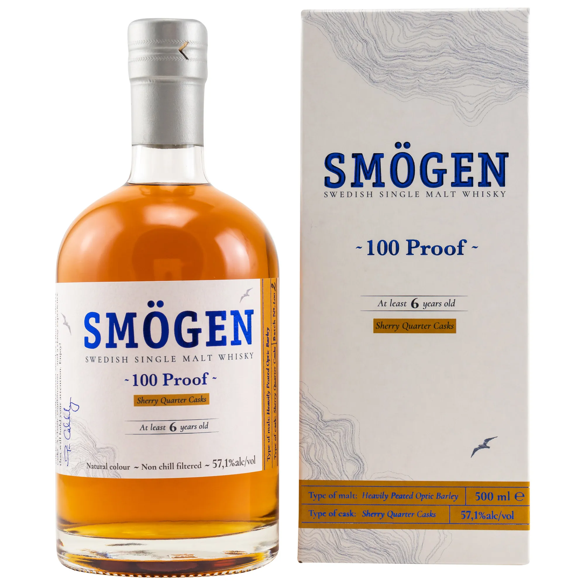 Smögen 100 Proof - 6 Jahre - Batch 2 - Swedish Single Malt