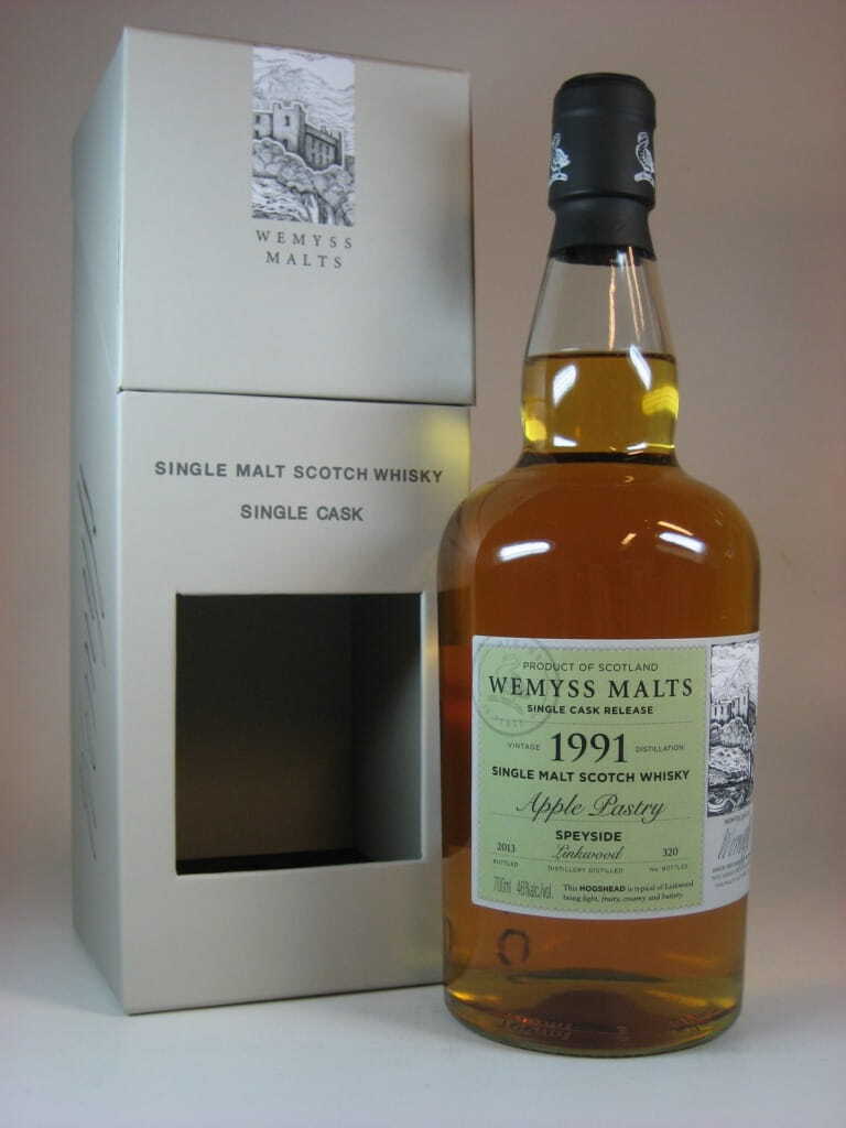 "Apple Pastry" 1991/2013 Single Cask Linkwood Wemyss Malts 46%vol. 0,7l