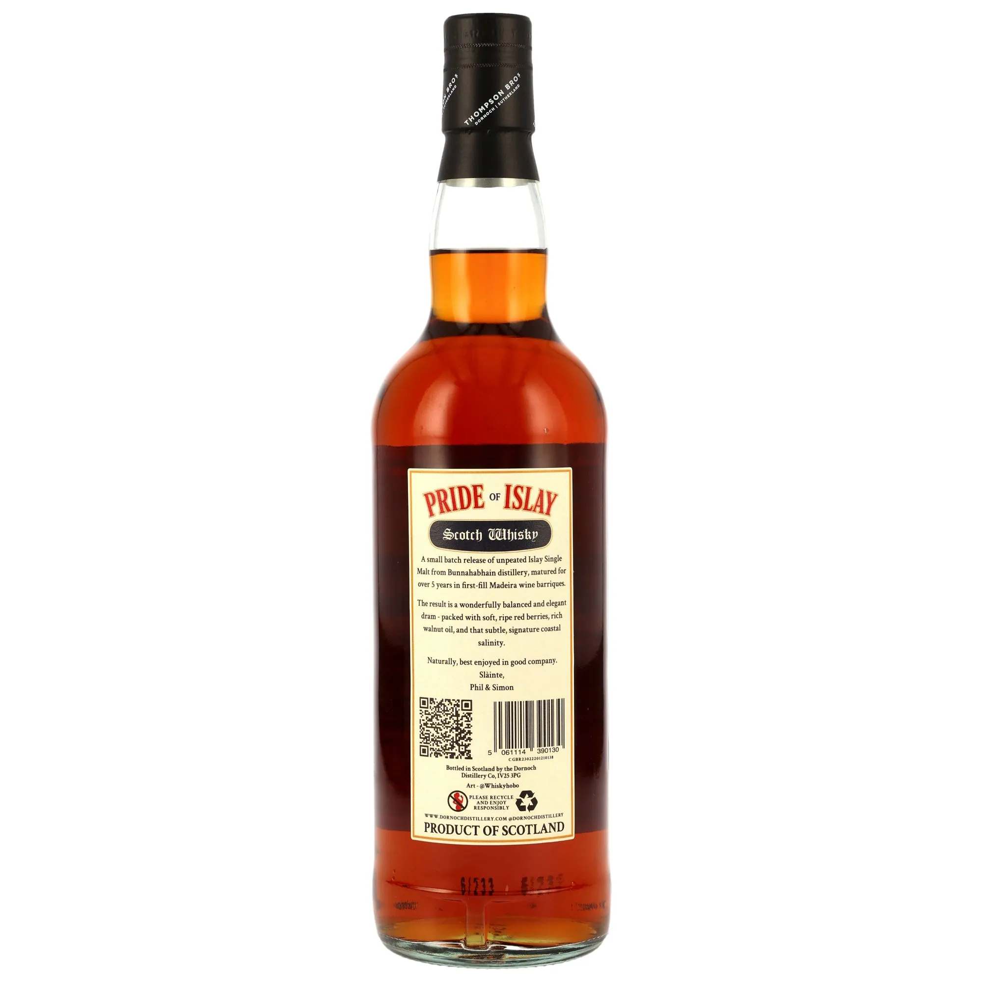 Bunnahabhain 12 Year Old Pride of Islay - Madeira Casks - Thompson Bros.