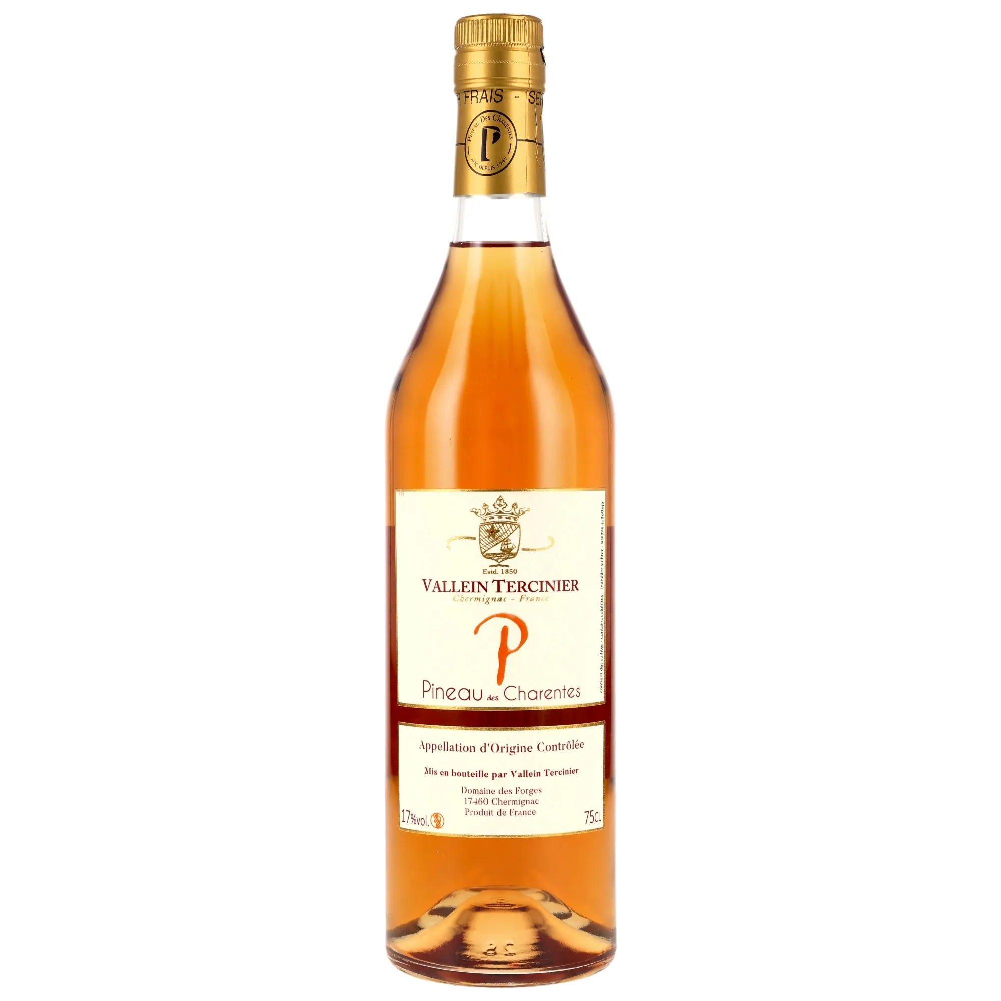 Vallein Tercinier Pineau des Charentes Blanc
