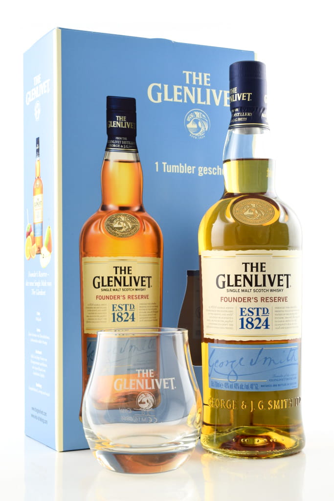 Glenlivet Founder's Reserve 40% vol. 0,7l glass Glenlivet Founder's Reserve 40% vol. 0,7l glass