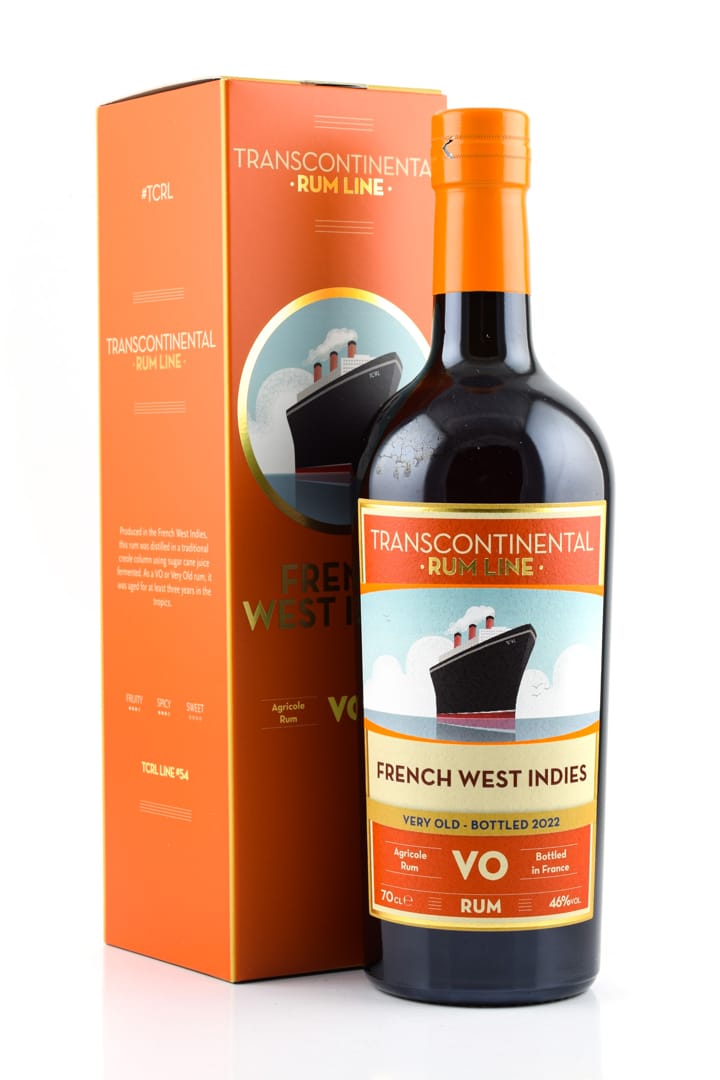 French West Indies Very Old Transcontinental Rum Line #54