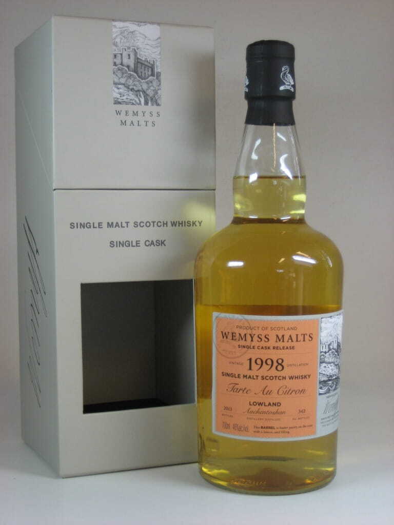 "Tarte au Citron" 1998/2013 Single Cask Auchentoshan Wemyss Malts 46%vol. 0,7l