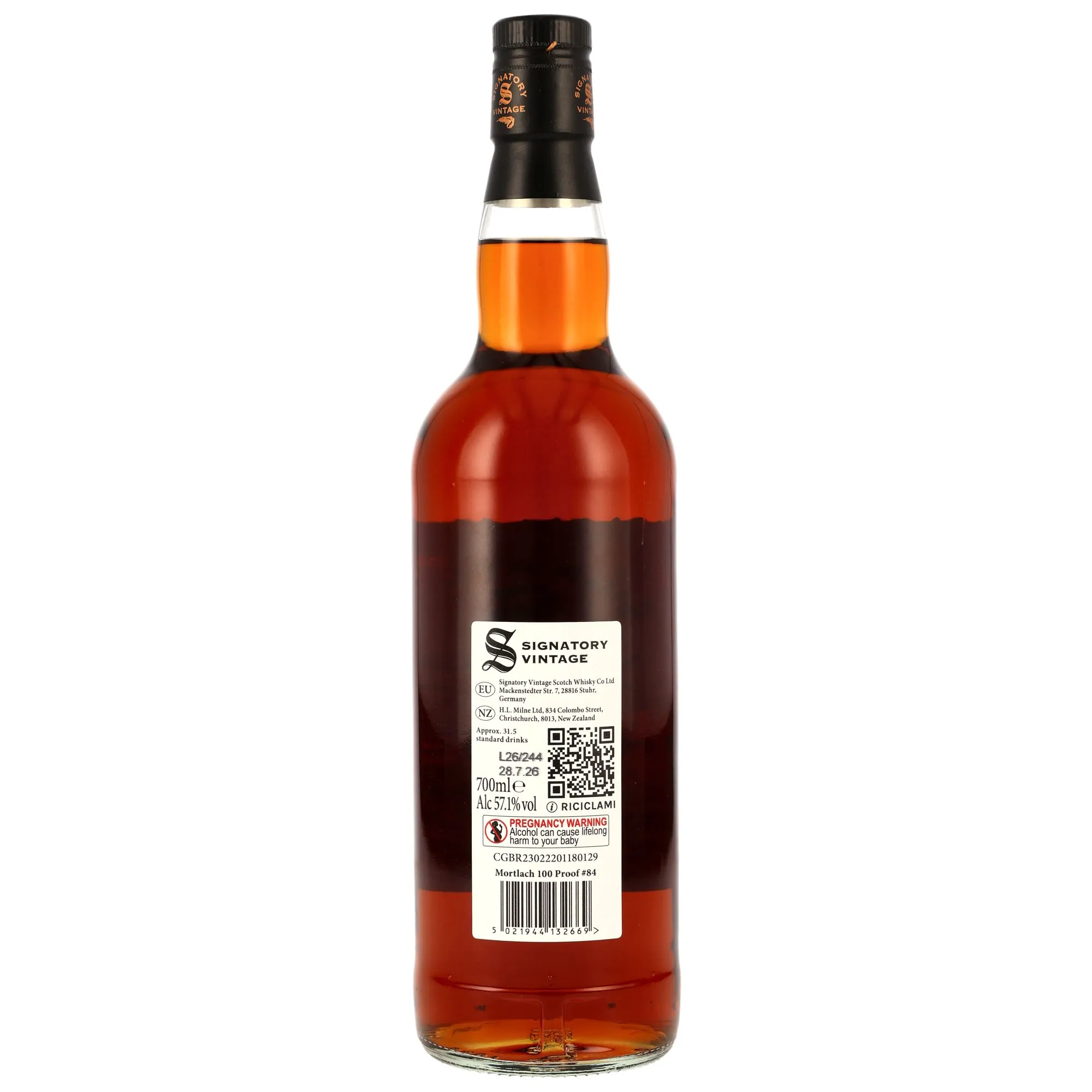 Mortlach 2016/2026 - 10 Jahre - Signatory 100 PROOF Edition #84