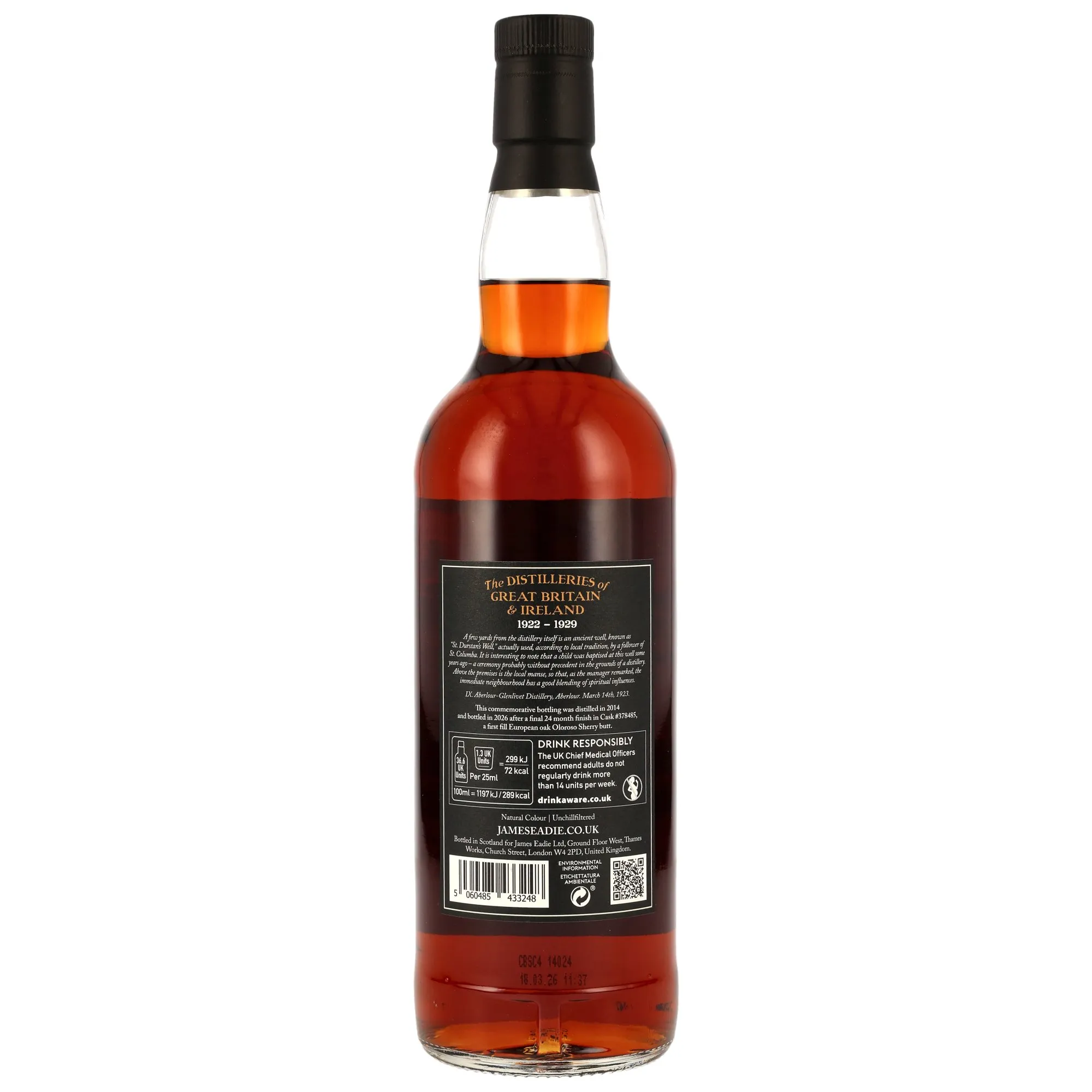 Aberlour 2014/2026 - 11 Jahre - 1st Fill Oloroso Sherry Butt Finish #378485 - James Eadie