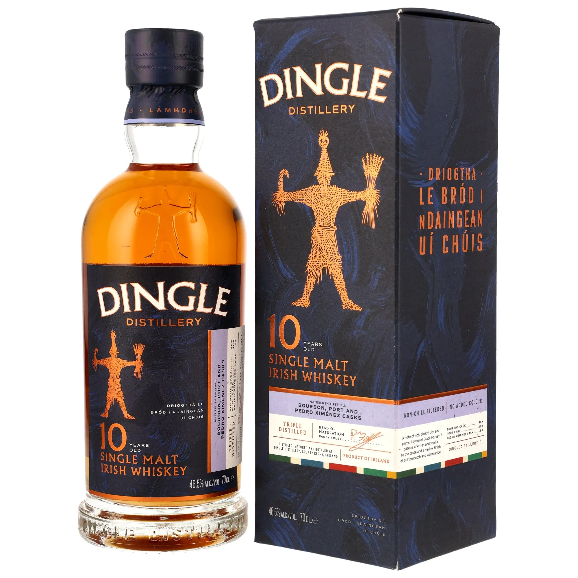 Dingle 10 Jahre Single Malt Irish Whiskey - Bourbon, Port & PX Sherry Cask