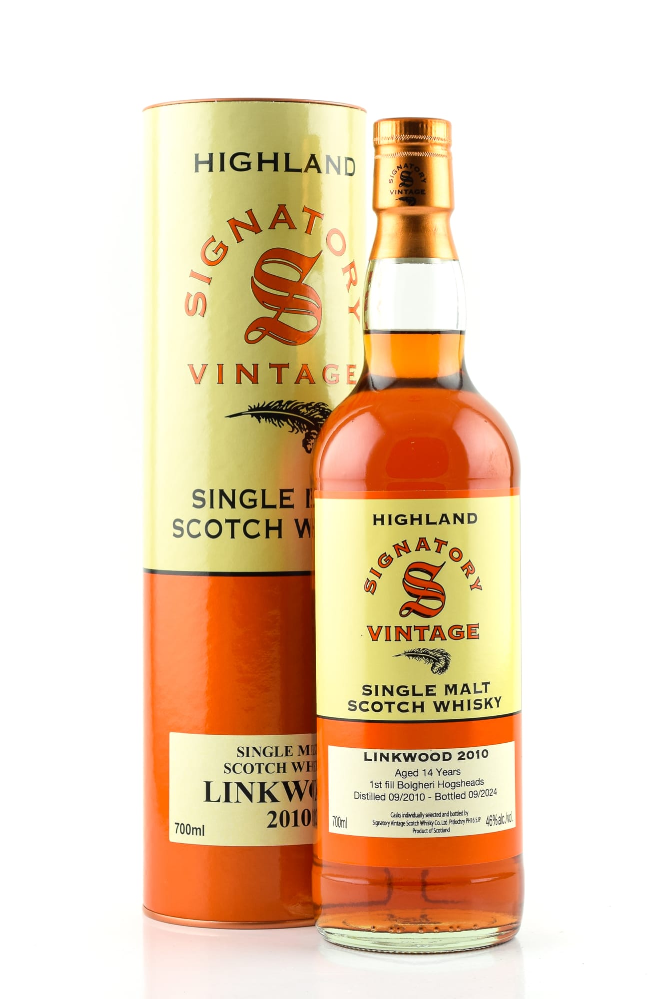 Linkwood 14 Jahre 1st-fill Bolgheri Wine Hogsheads Vintage Signatory