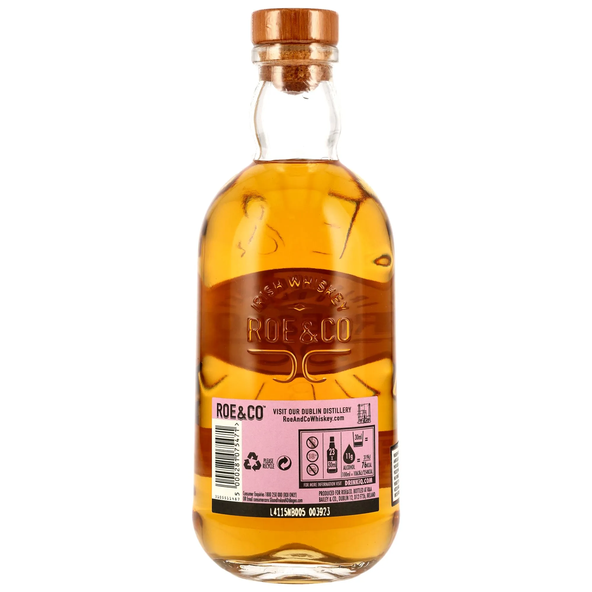 Roe & Co. Irish Whiskey Flor Single Grain 14 Jahre Sherry Casks Finish ...