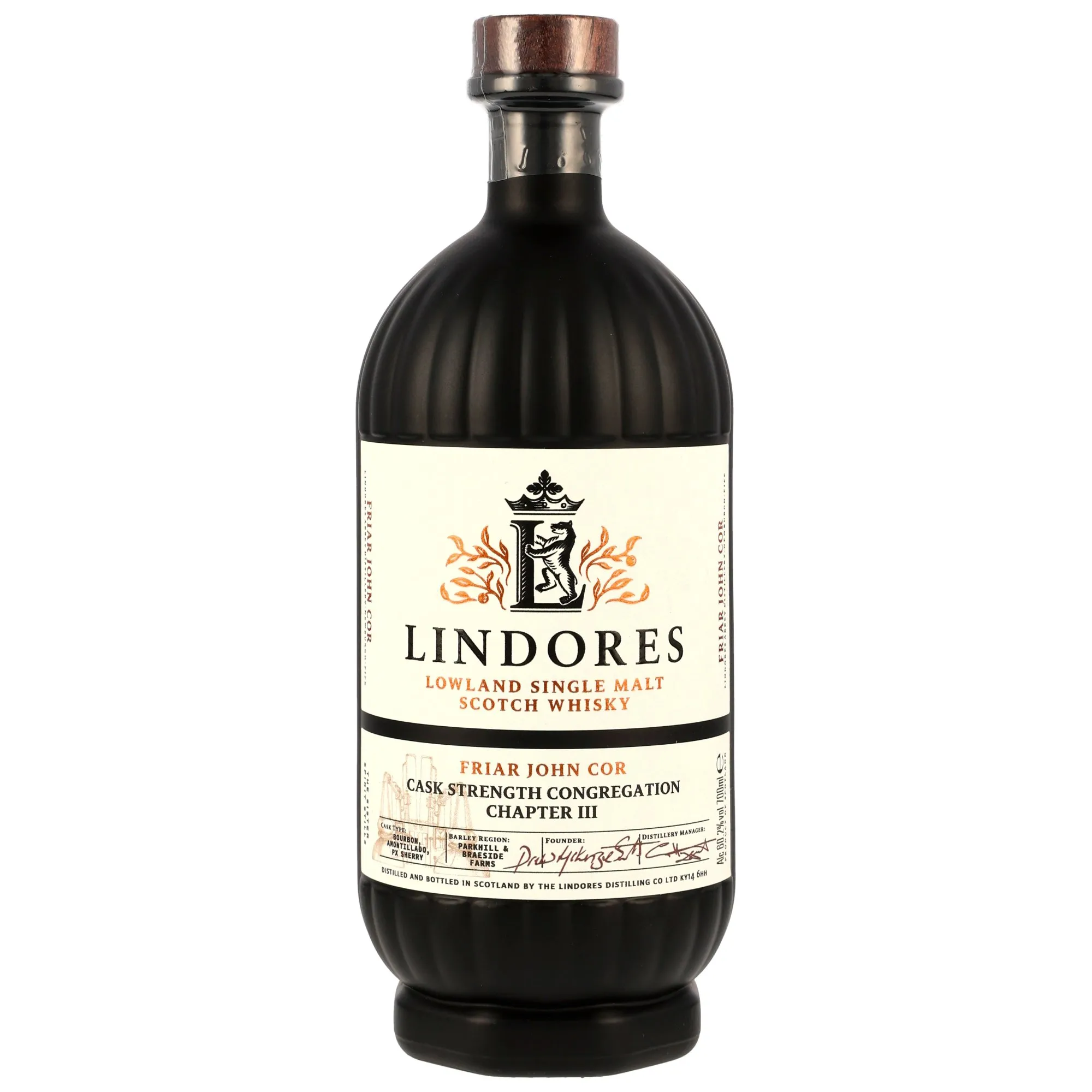 Lindores Friar John Cor Congregation Chapter 3, Bourbon & Sherry Cask, 2025, 60.2%