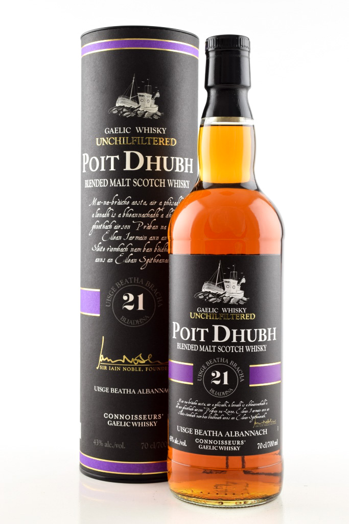 Poit Dhubh 21 Year Old 43%vol. 0,7l Poit Dhubh 21 Year Old 43%vol. 0,7l