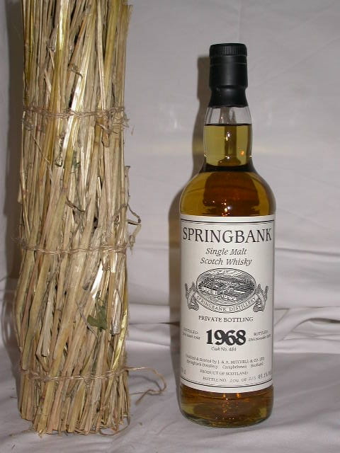 Springbank 1968/2003 Private Btl. Cask No. 484 49.1% vol. 0,7l