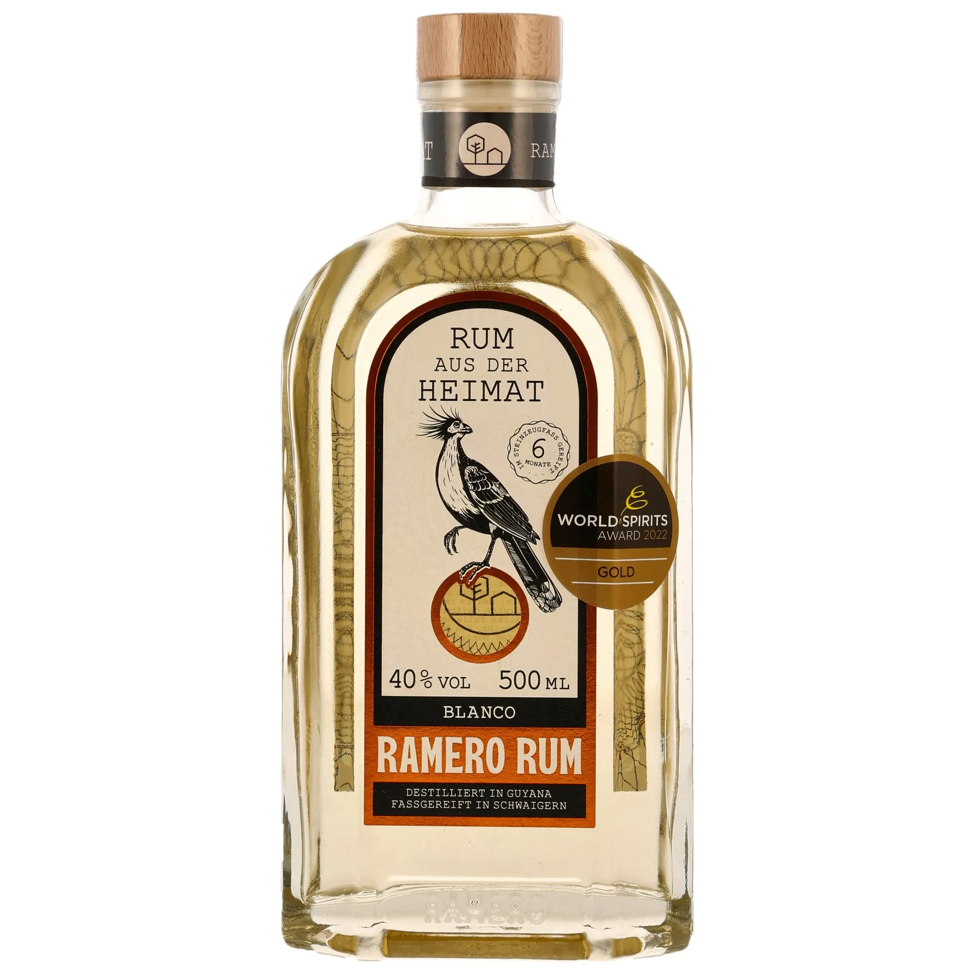 RAMERO Guyana Rum Blanco - 40%