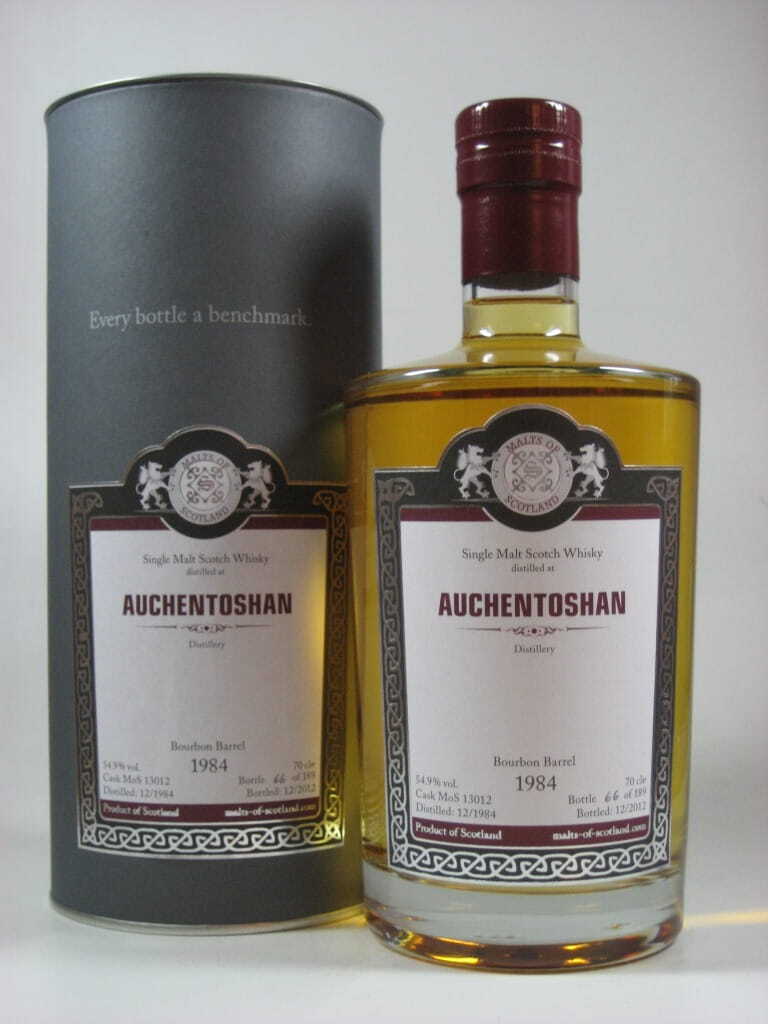 Auchentoshan 1984/2012 Bourbon Barrel Malts of Scotland 54,9%vol. 0,7l