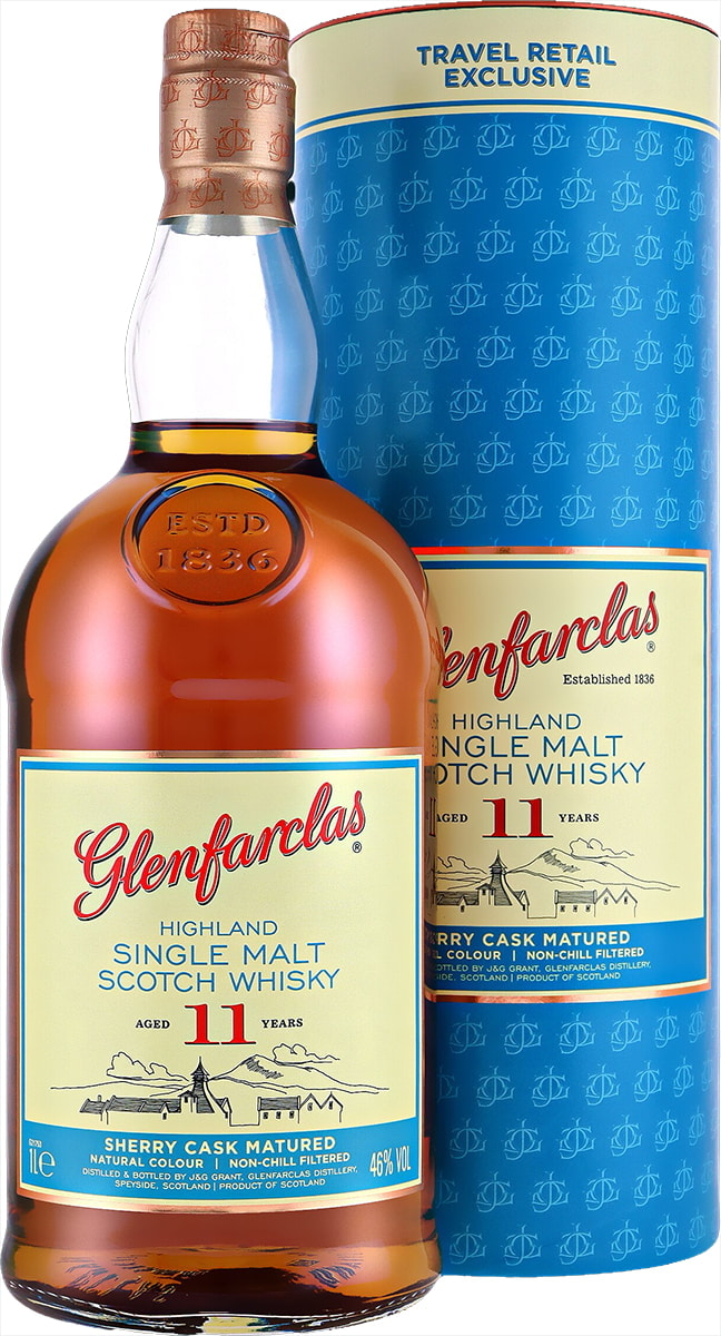 Glenfarclas 11 Year Old, Sherry Cask, 2025, 46%, 1L