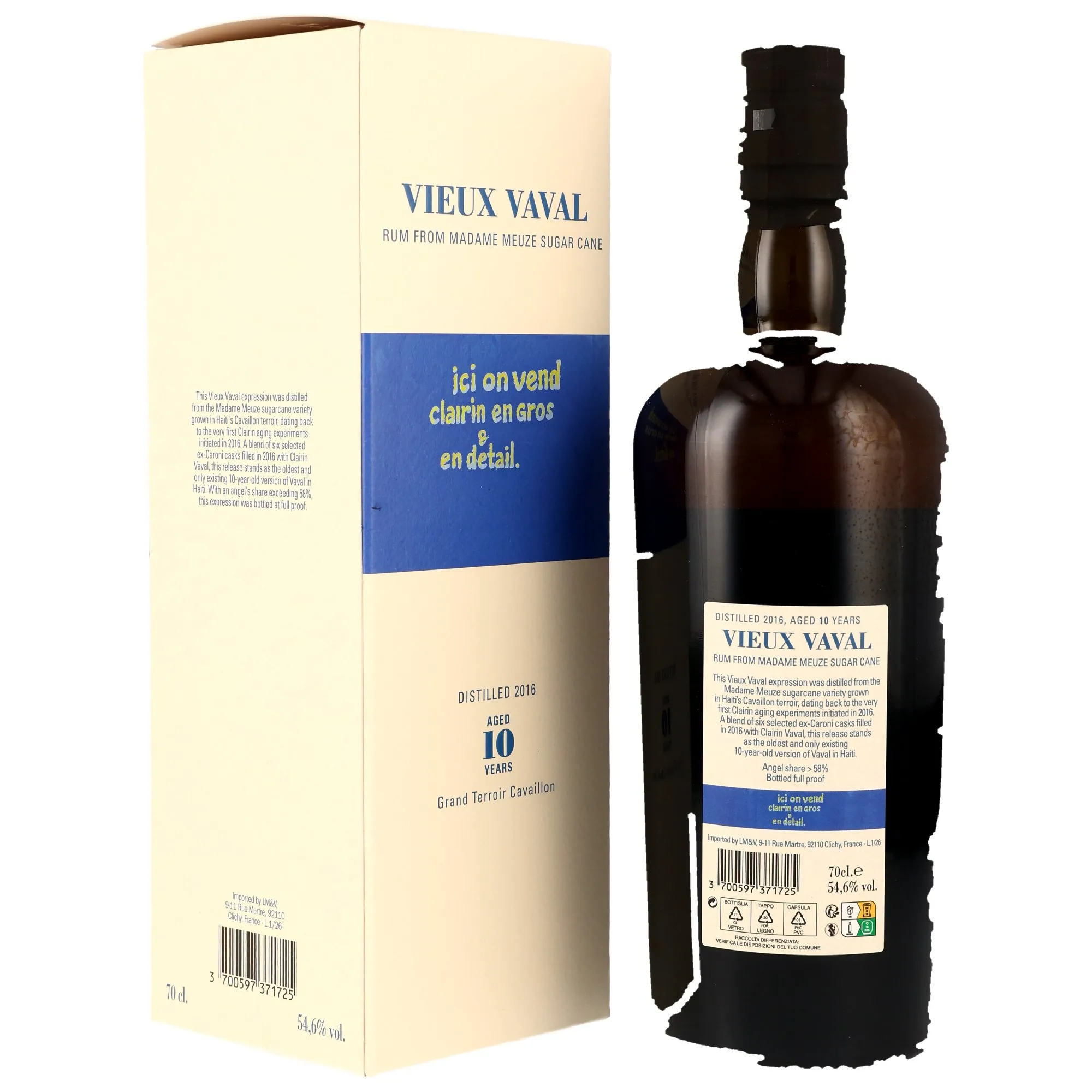 Vieux Vaval 2016/2026 - 10 Jahre - Small Batch Ex-Caroni Cask