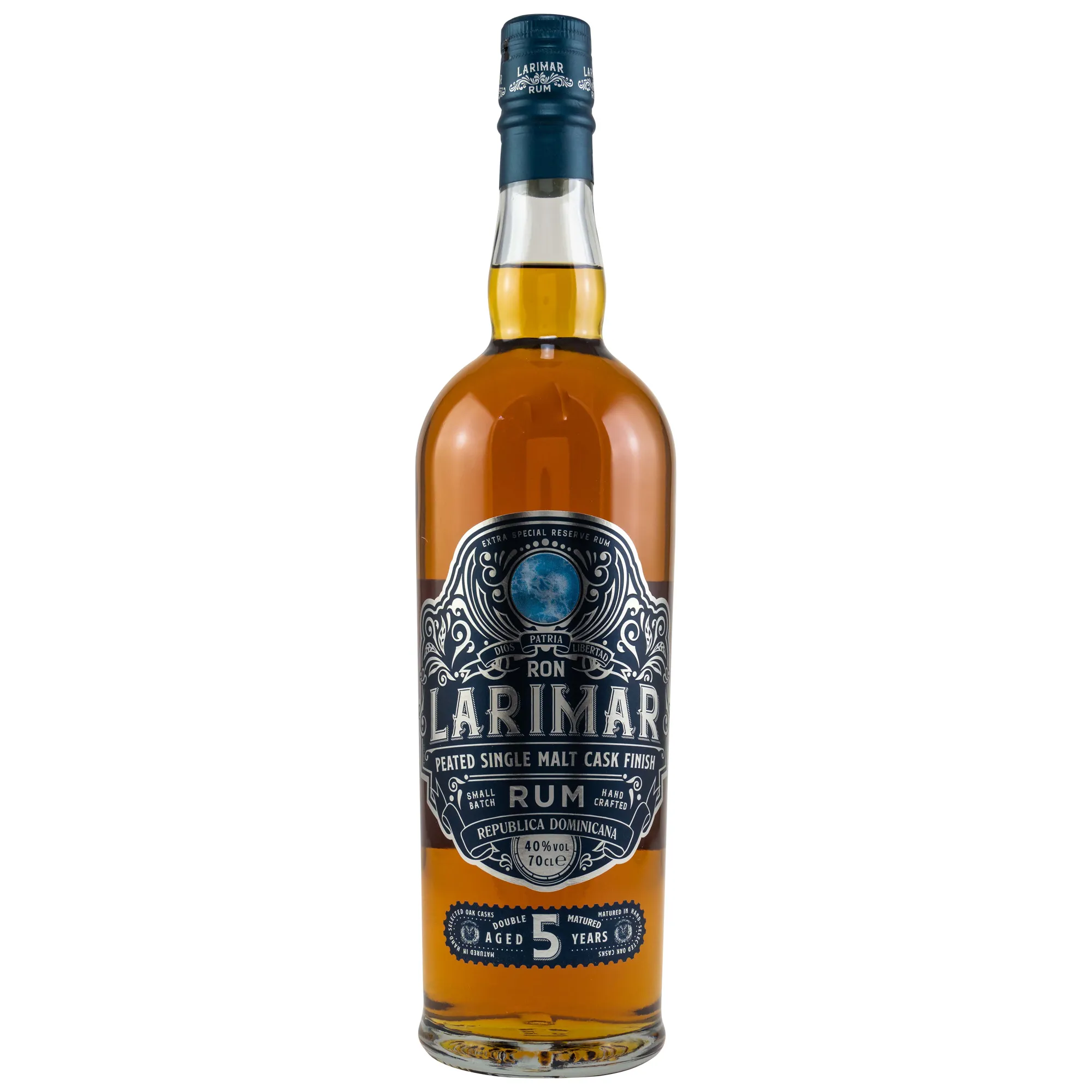 Ron Larimar Peated Cask Finish - Dominican Republic Rum