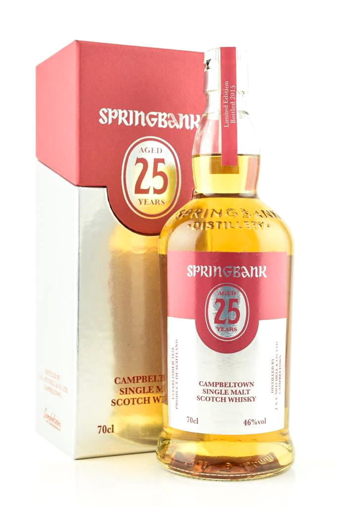 Springbank 25 Jahre 46%vol. 0,7l