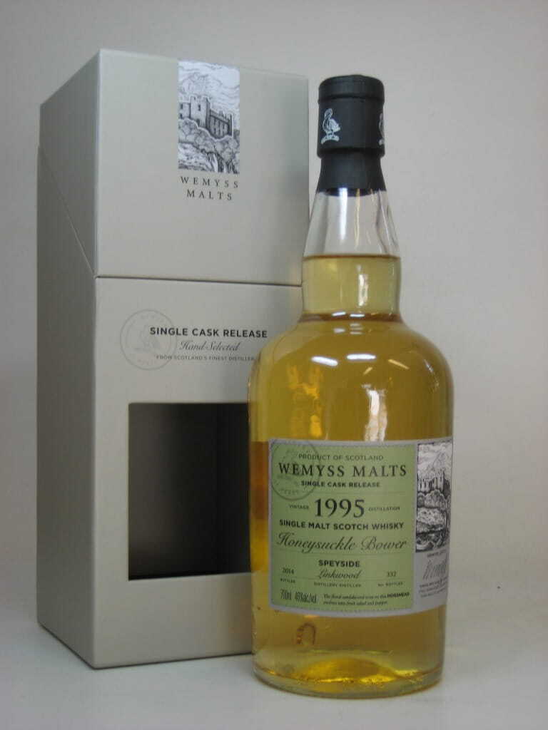 "Honeysuckle Bower" 1995/2014 Single Cask Linkwood Wemyss Malts 46%vol. 0,7l "Honeysuckle Bower" 1995/2014 Single Cask Linkwood Wemyss Malts 46%vol. 0,7l