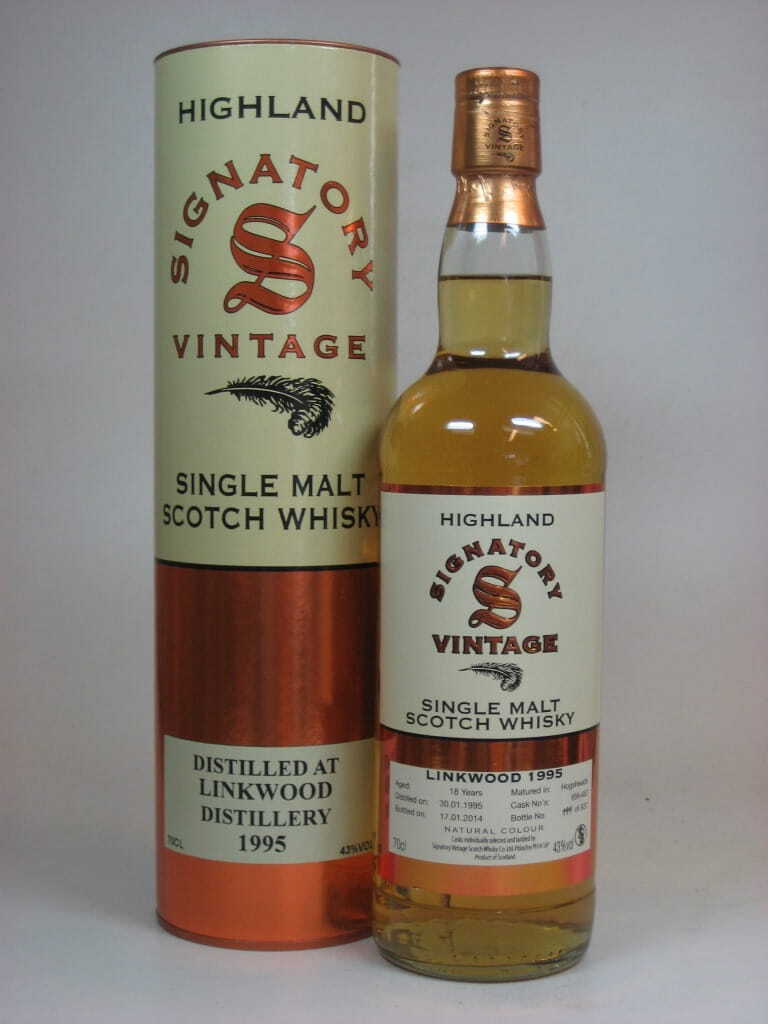 Linkwood 18 Jahre 1995/2014 Vintage Signatory 43%vol. 0,7l