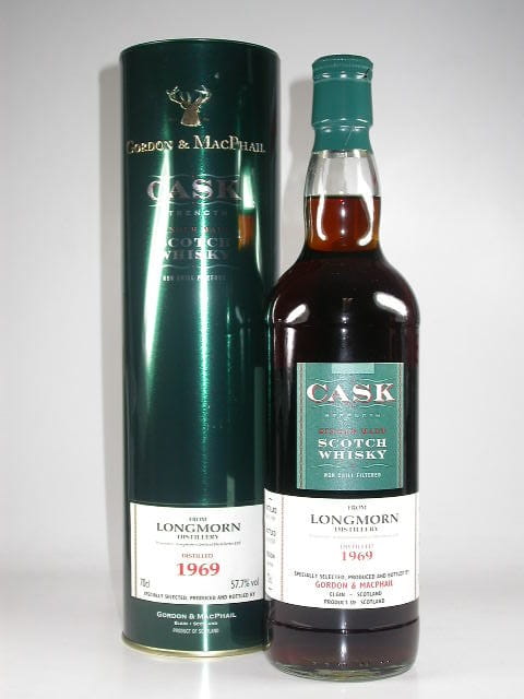 Longmorn 1969/2009 Very Dark Refill Sherry Butt Cask strength Gordon & MacPhail 57,7%vol. 0,7l