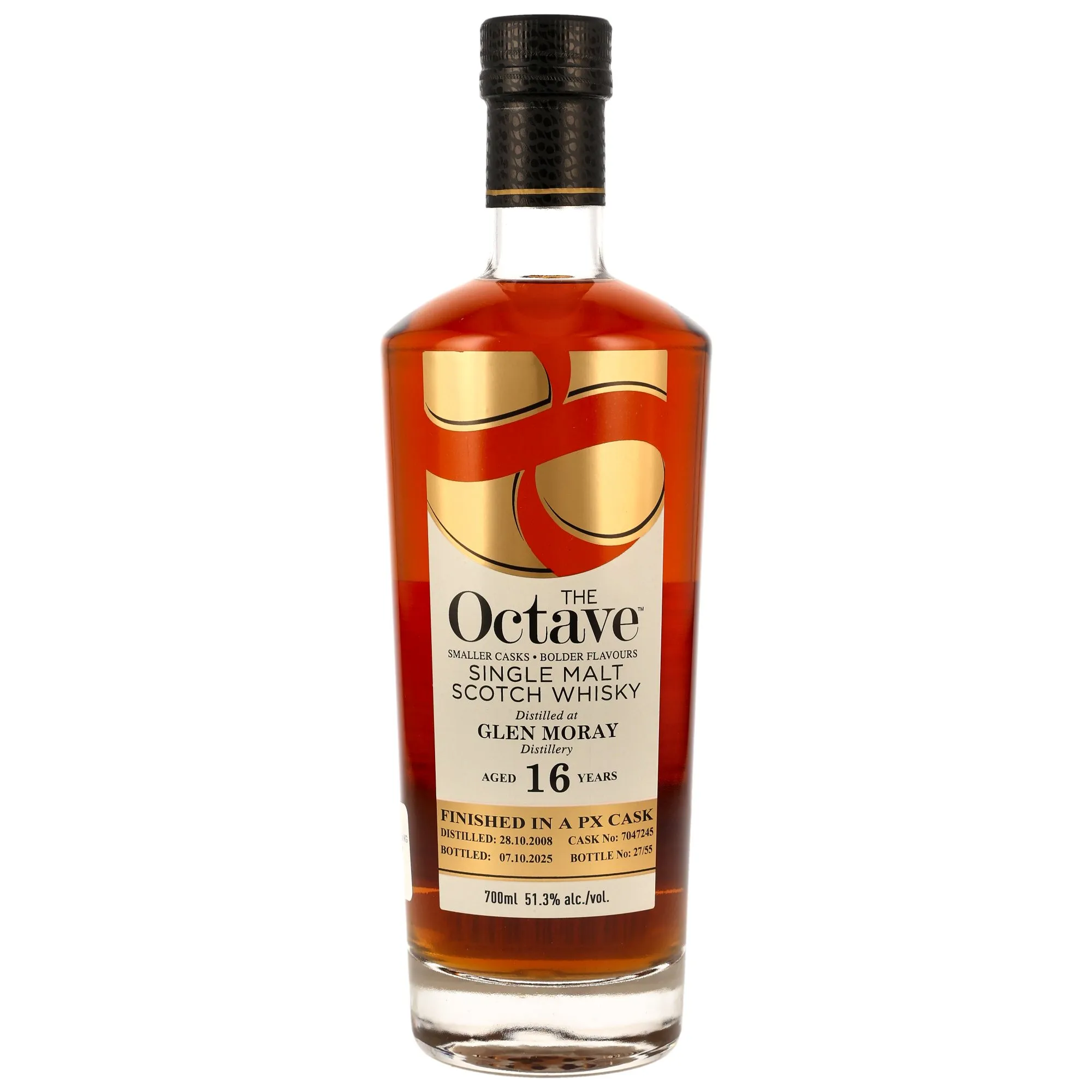 Glen Moray 2008/2025 - 16 Jahre - PX Sherry Cask Finish #7047245 - Octave (Duncan Taylor)